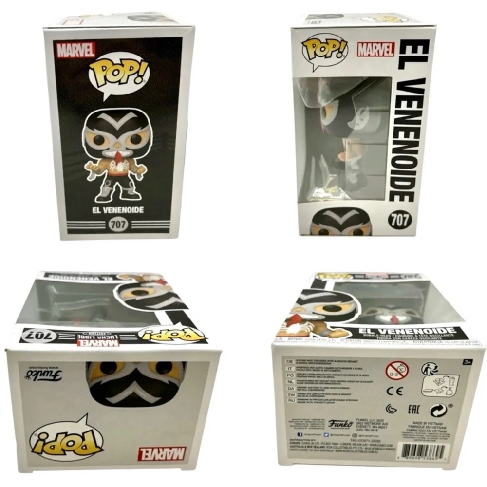 Funko Pop~Marvel~Lucha Libre Edition~El Venenoide/ El Chimichanga De La Muerte